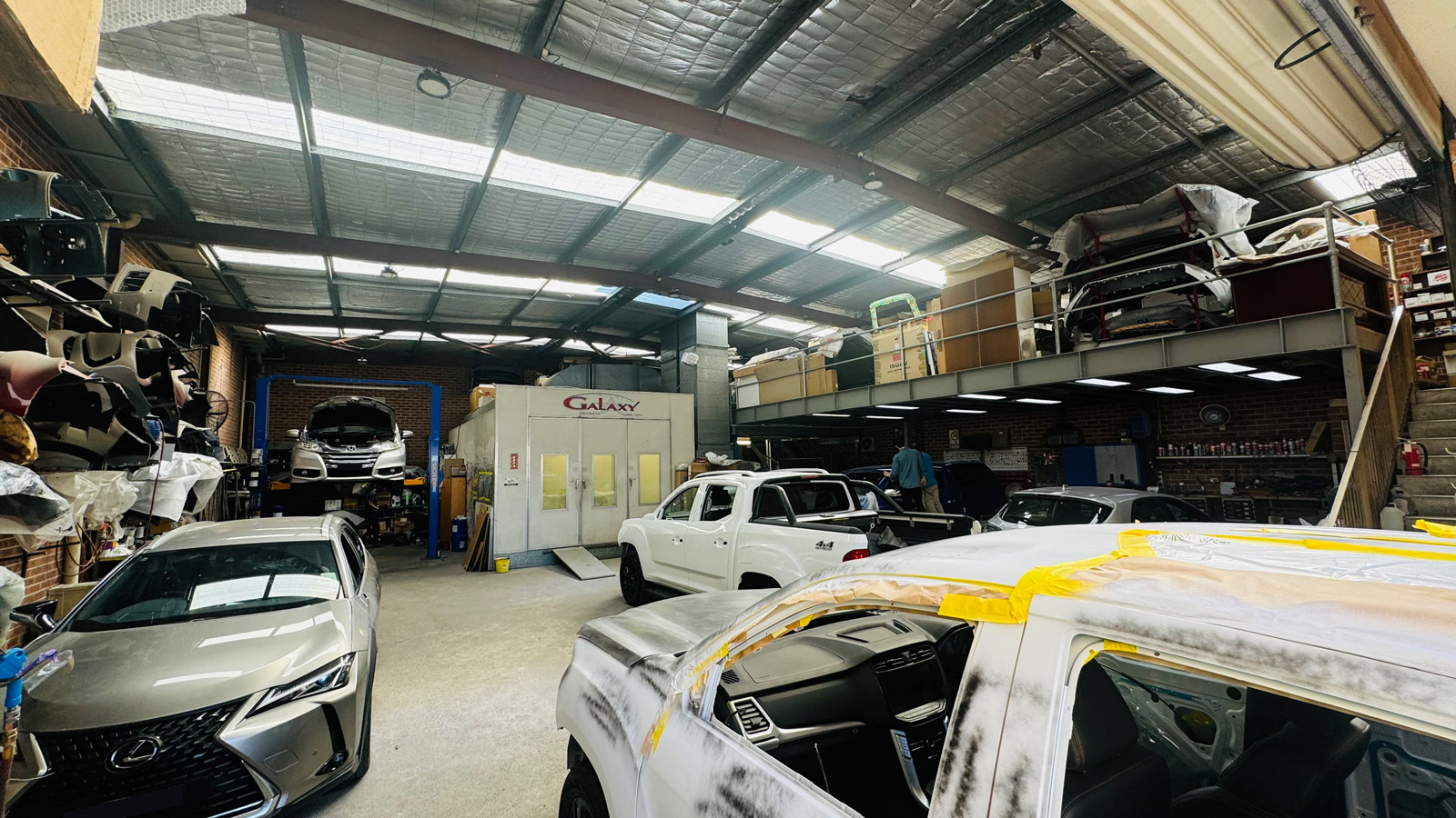 dah cheong smash repairs dedicated paint booth