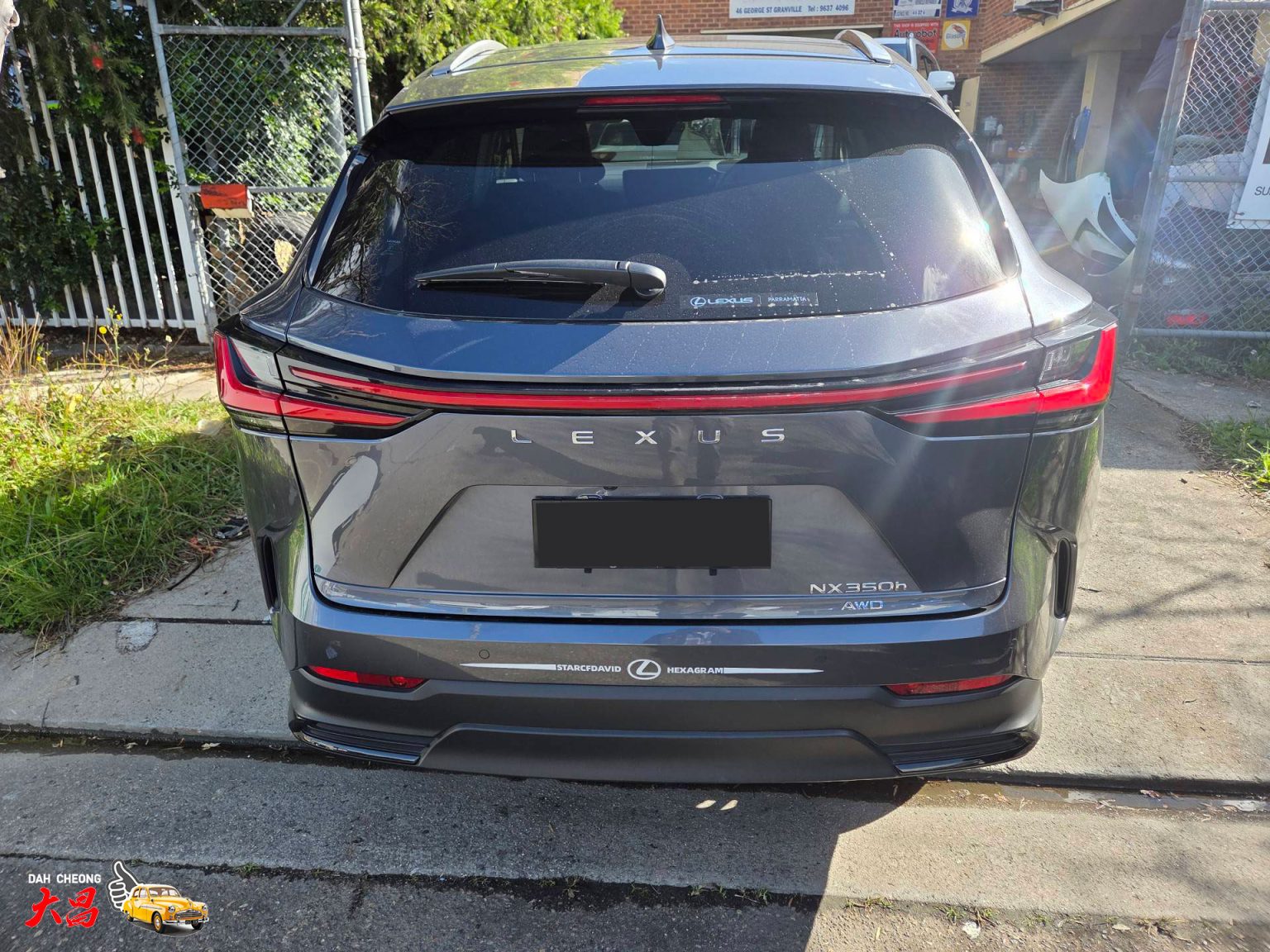 Dah Cheong Lexus NX350h smash repair inspection