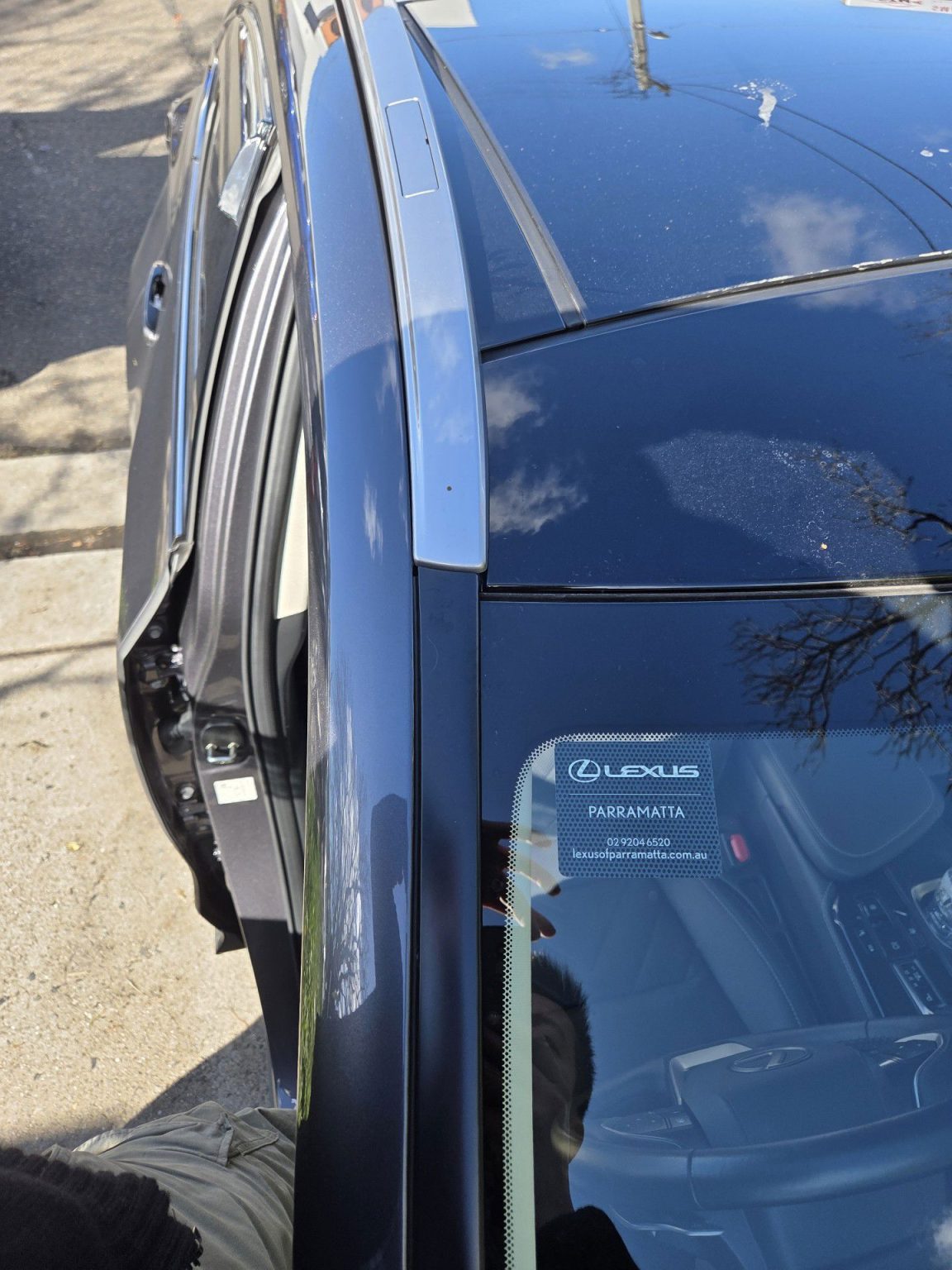 Dah Cheong Lexus NX350h smash repair inspection parramatta