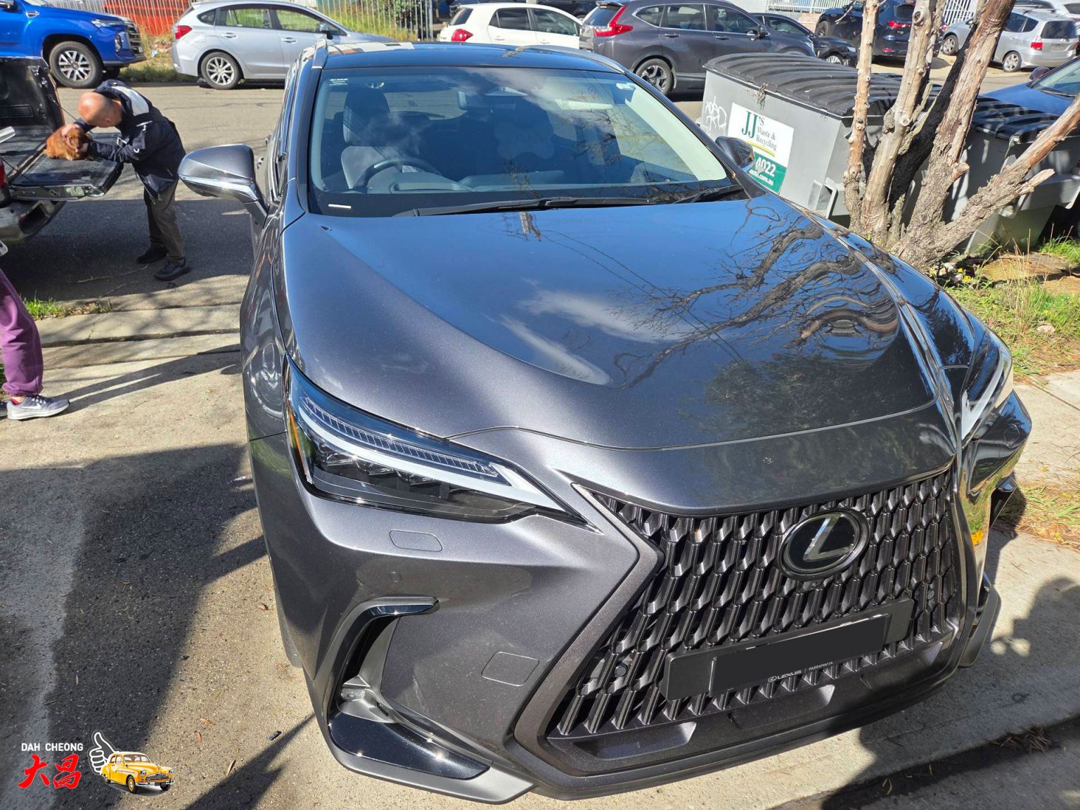 Dah Cheong Lexus NX350h smash repair inspection