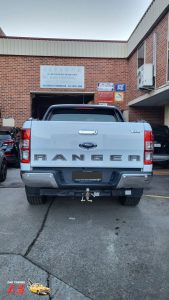 Ford Ranger XLT White Smash repair dents PDR Dah Cheong Sydney complete rear