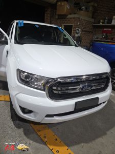 Ford Ranger XLT White Smash repair dents PDR Dah Cheong Sydney complete