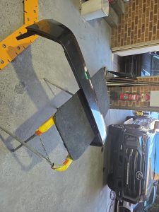 Ford Ranger XLT White Smash repair dents PDR Dah Cheong Sydney work in progress paint