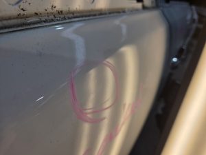 Ford Ranger XLT White Smash repair dents PDR Dah Cheong Sydney damage dent inspection