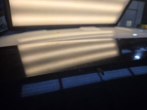 Ford Ranger XLT White Smash repair dents PDR Dah Cheong Sydney damage dent inspection