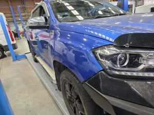LDV T60 MAX Ute Dah Cheong Smash Repair dent inspection at workshop front right