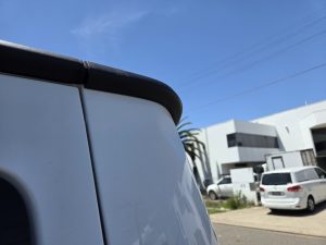 Mercedes-AMG G 63 White Wagon dent repairs and paint restoration top rubber