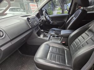 Volkswagen VW Amarok black collision smash repair Dah Cheong interior