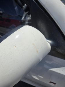 Hyundai I30 smash repair insurance job Dah Cheong Sydney white right mirror