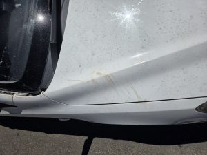 Hyundai I30 smash repair insurance job Dah Cheong Sydney white body damage