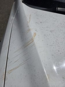 Hyundai I30 smash repair insurance job Dah Cheong Sydney white tree damage