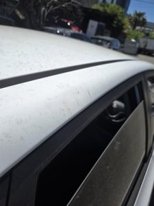 Hyundai I30 smash repair insurance job Dah Cheong Sydney white a frame left