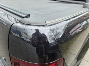 Volkswagen VW Amarok black collision smash repair Dah Cheong rear paint