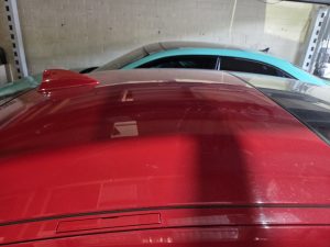 BMW M3 Red Paint scratch dent repair Dah Cheong Sydney top