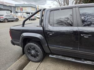 Volkswagen VW Amarok black collision smash repair Dah Cheong rear