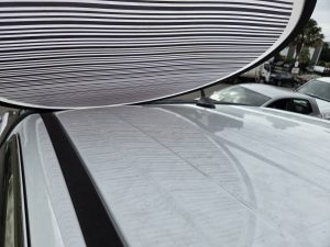 Ford Ranger XLT White Smash repair dents PDR Dah Cheong Sydney damage dent inspection
