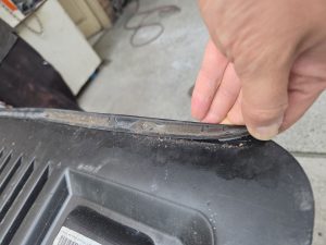 Ford Ranger XLT White Smash repair dents PDR Dah Cheong Sydney damage dent inspection