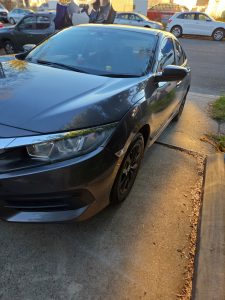 honda civic fc sedan dent repair dah cheong sydney front left