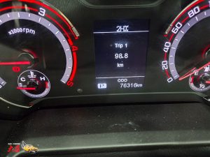 LDV T60 Ute white smash repair dah cheong sydney dashboard
