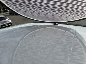 Ford Ranger XLT White Smash repair dents PDR Dah Cheong Sydney damage dent inspection