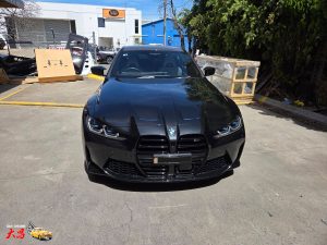 BMW M4 Competition smash repair dent dah cheong sydney front