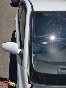 Hyundai I30 smash repair insurance job Dah Cheong Sydney white right window