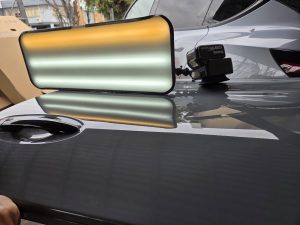 Nissan Navara Uke gray PDR dent Repairs Dah Cheong Sydney inspection