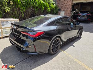BMW M4 Competition smash repair dent dah cheong sydney