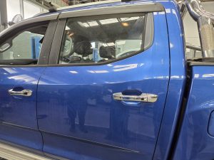 LDV T60 MAX Ute Dah Cheong Smash Repair dent inspection at workshop paint work
