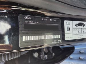 Ford Ranger Raptop smash repair dah cheong sydney paint code