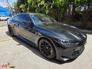 BMW M4 Competition smash repair dent dah cheong sydney